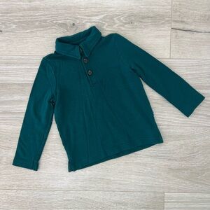 Little Sleepies Green Long Sleeve Polo